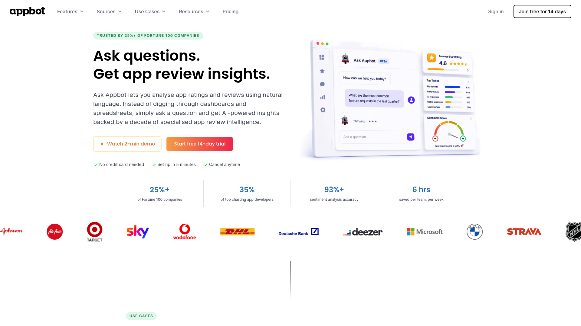 Screenshot of Appbot