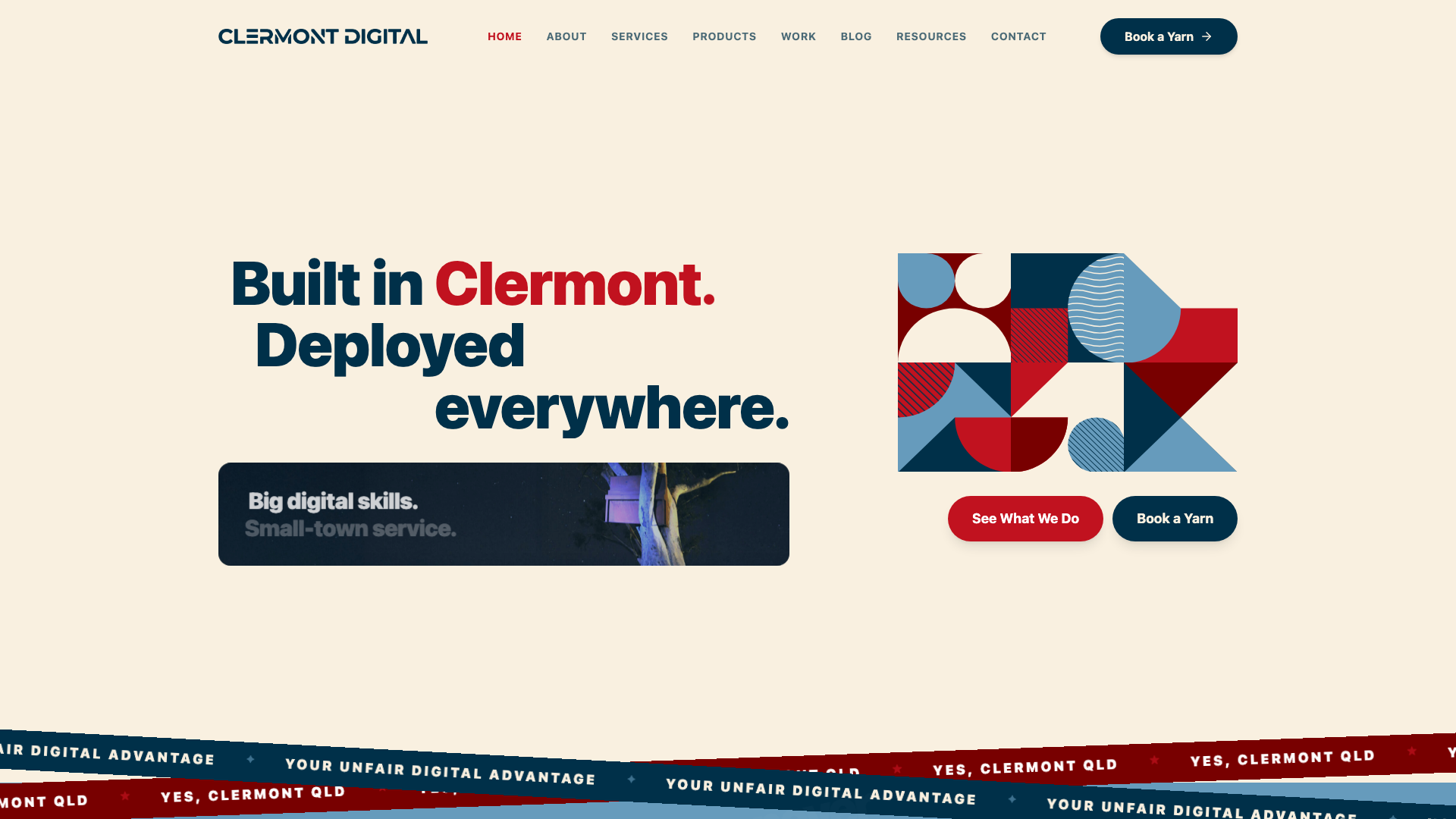 Screenshot of Clermont Digital
