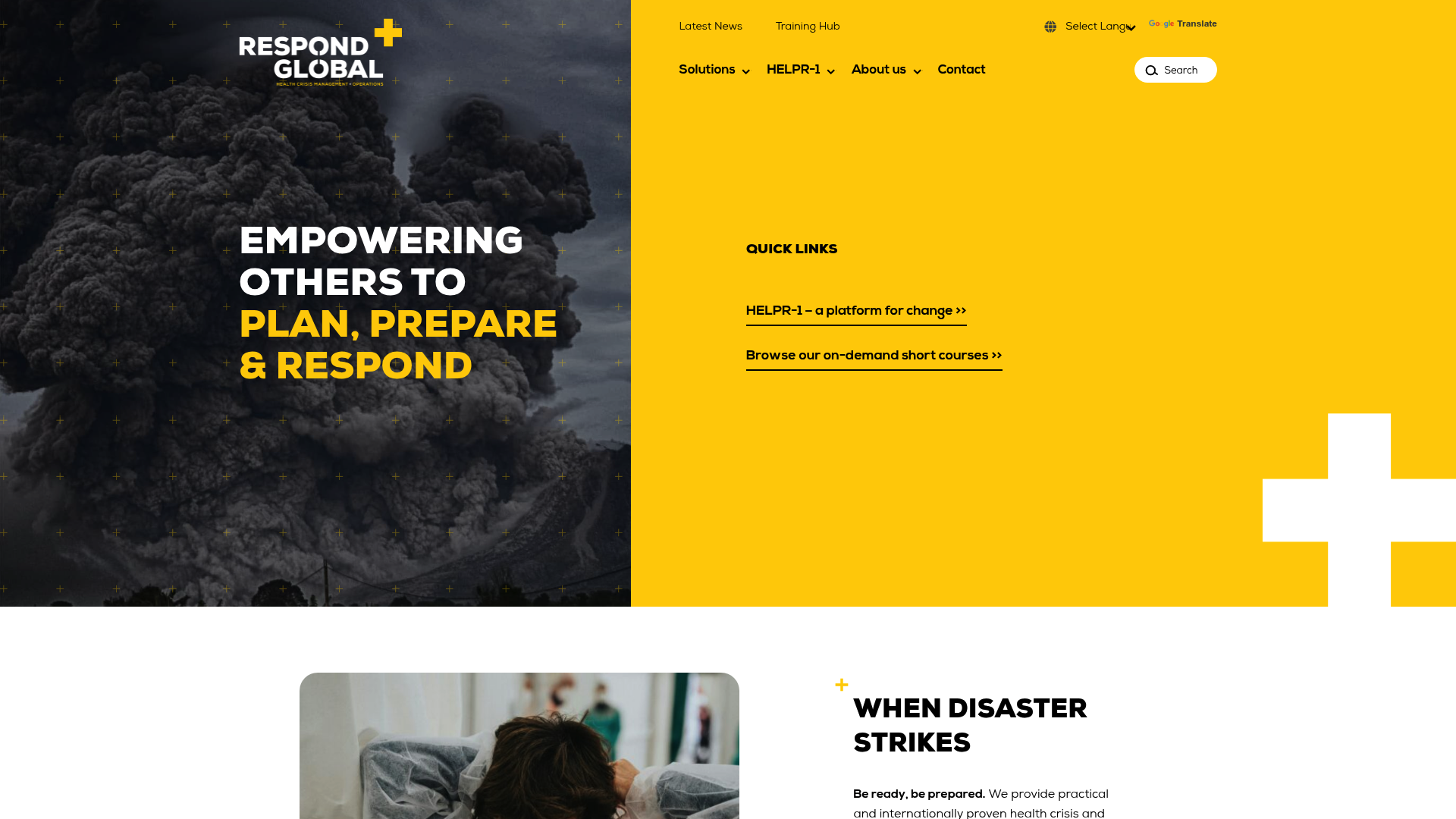 Screenshot of Respond Global