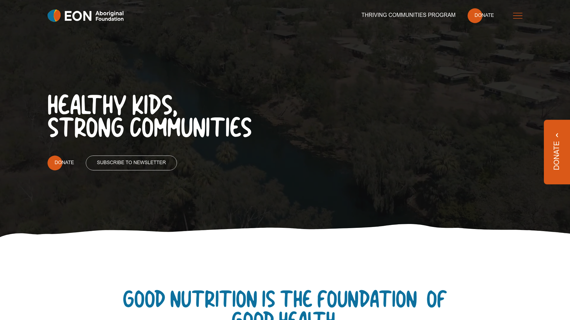 Screenshot of EON Foundation