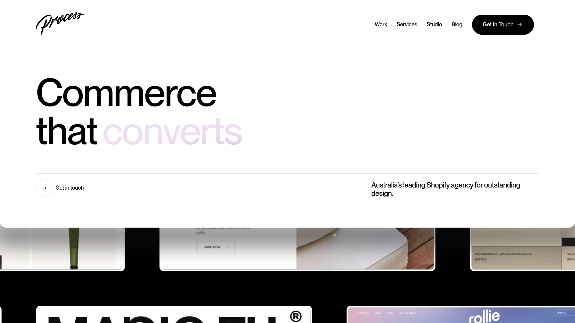 Screenshot of Process Creative