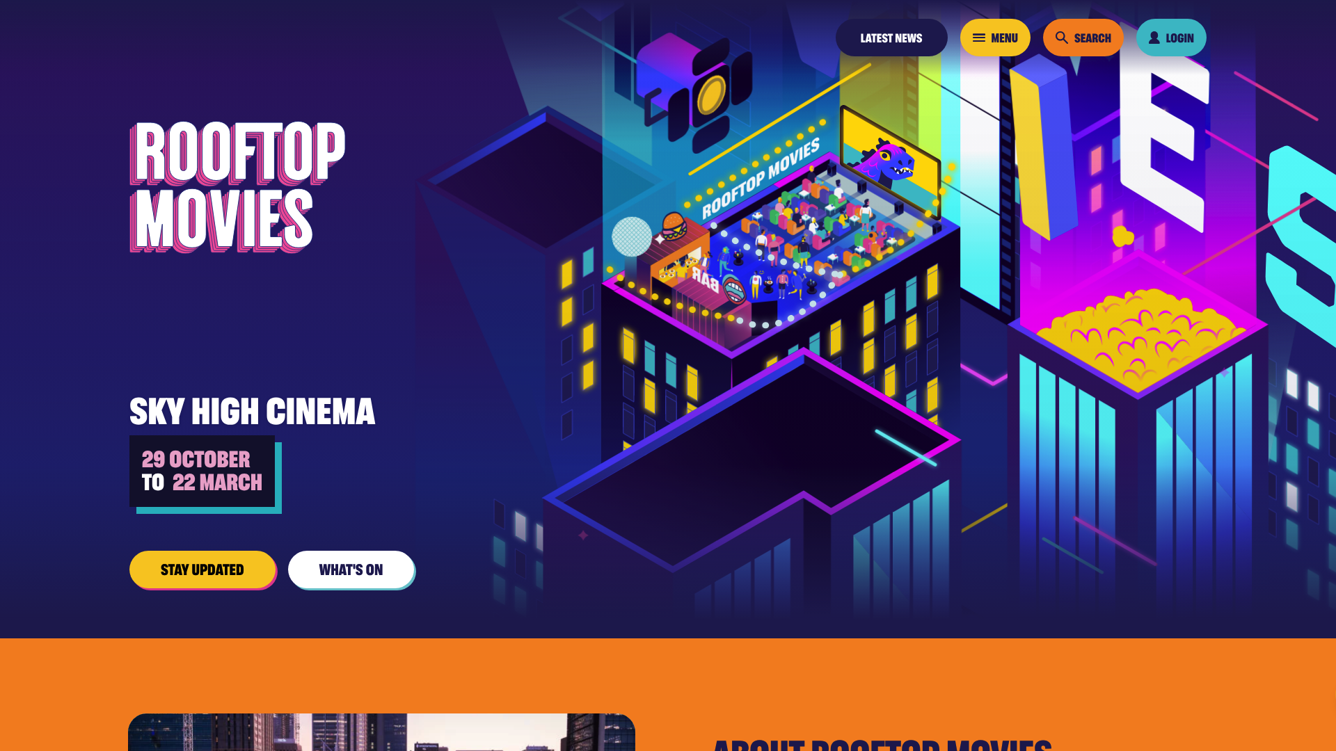 Screenshot of Rooftop Movies